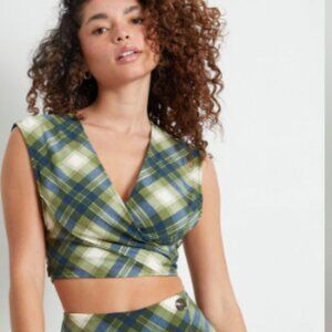 WEWOREWHAT Tie Back Wrap Top NWT Sz Sm